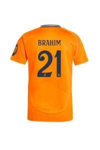 Real Madrid Brahim Diaz #21 Voetbaltruitje Uit tenue 2024-25 Korte Mouw